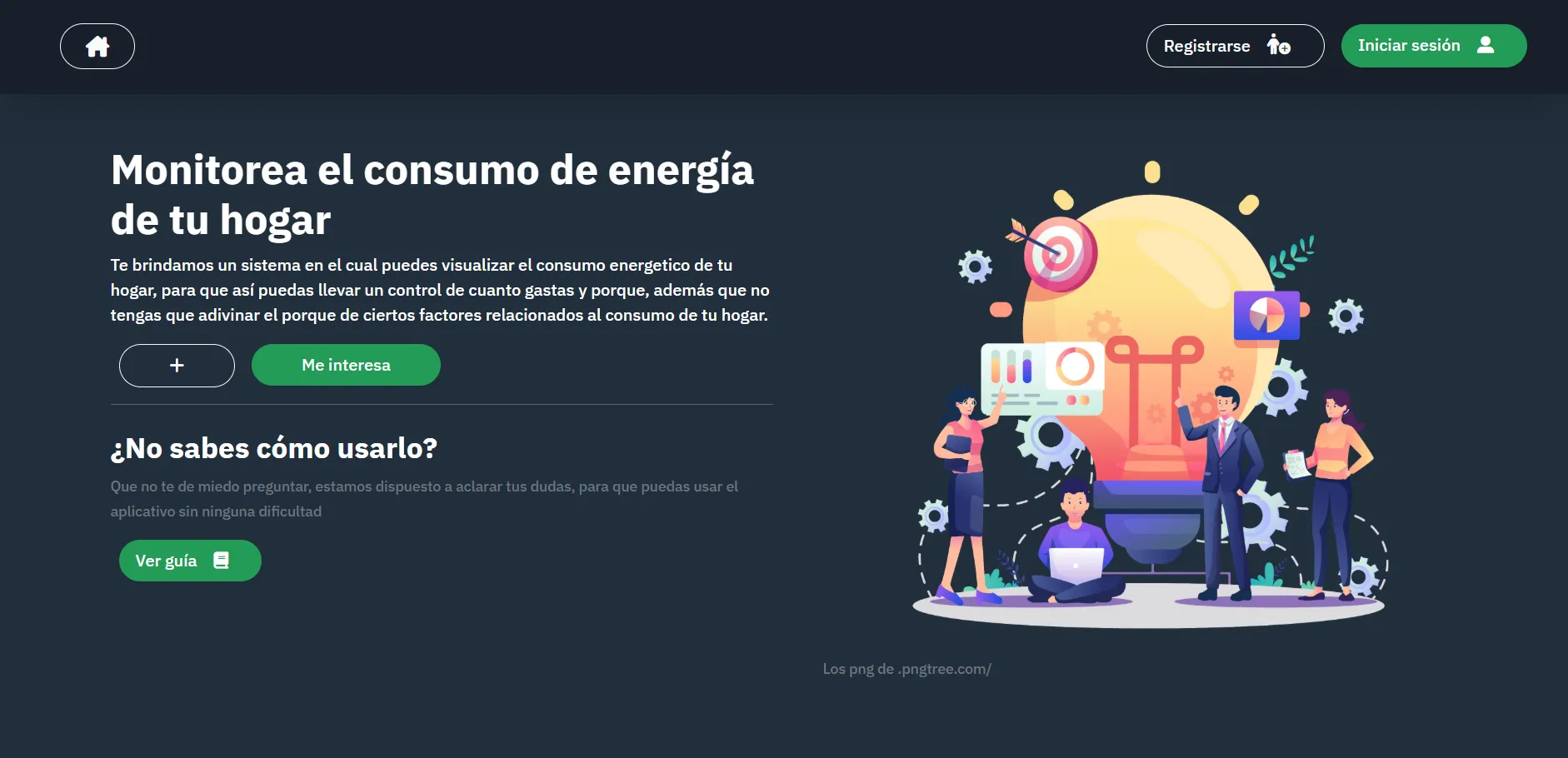 Detección real de consumo de energía